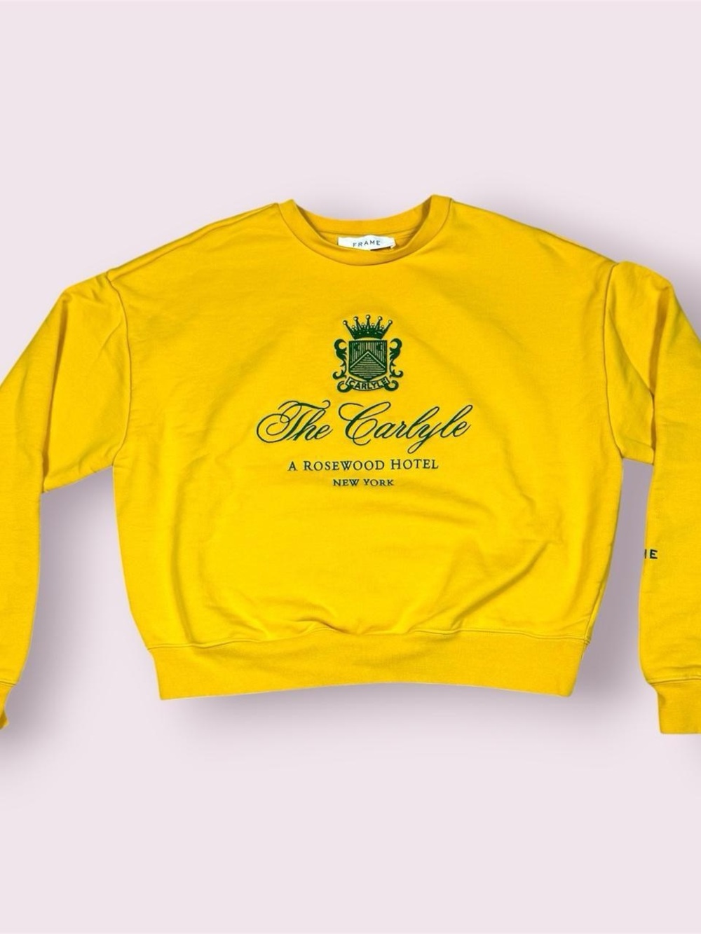 frame x the carlyle hotel sweatshirt